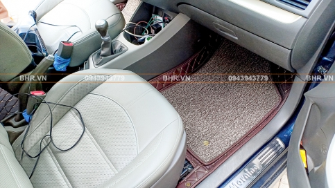Thảm lót sàn ô tô 5D 6D Kia Morning 2011 - 2020